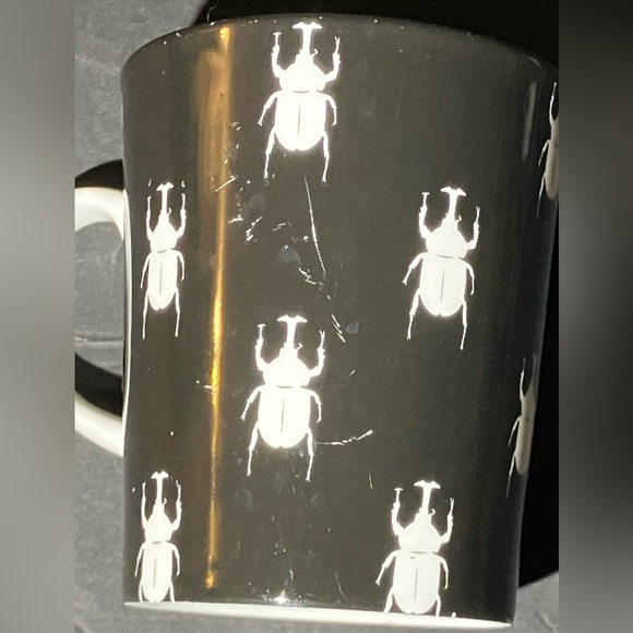 Stechcol Gracie Bone China Mug Beetle Bug Insect Entomology *Beetlejuice Lovers* - Picture 8 of 8